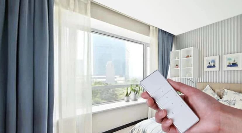 Smart curtains that respond to light and temperature